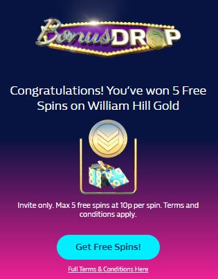 william hill daily drop|William Hill Free Spins Bonus Codes ️ August 2024 .